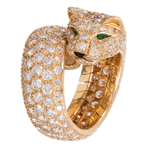 cartier tiger ring|cartier panther rings for women.